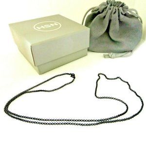 Michael Anthony Black Plated Stainless 24" Chain